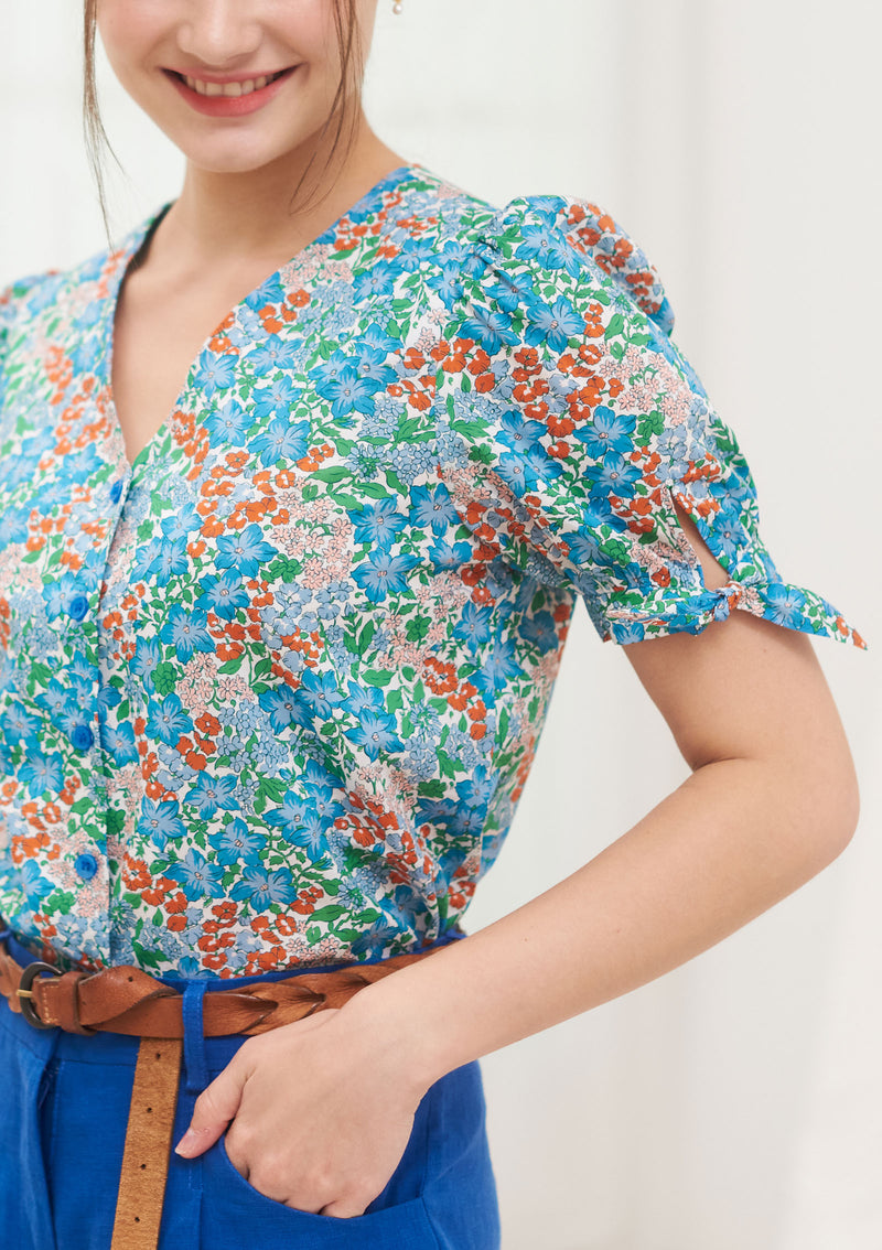 Sophia Lula Blouse - Liberty's Organic Tana Lawn