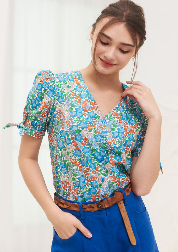 Sophia Lula Blouse - Liberty's Organic Tana Lawn