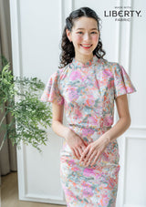 Taylor Flamboyance Blush Cheongsam Top