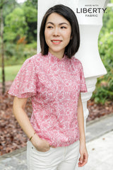 Taylor Windsor Pink Cheongsam Top