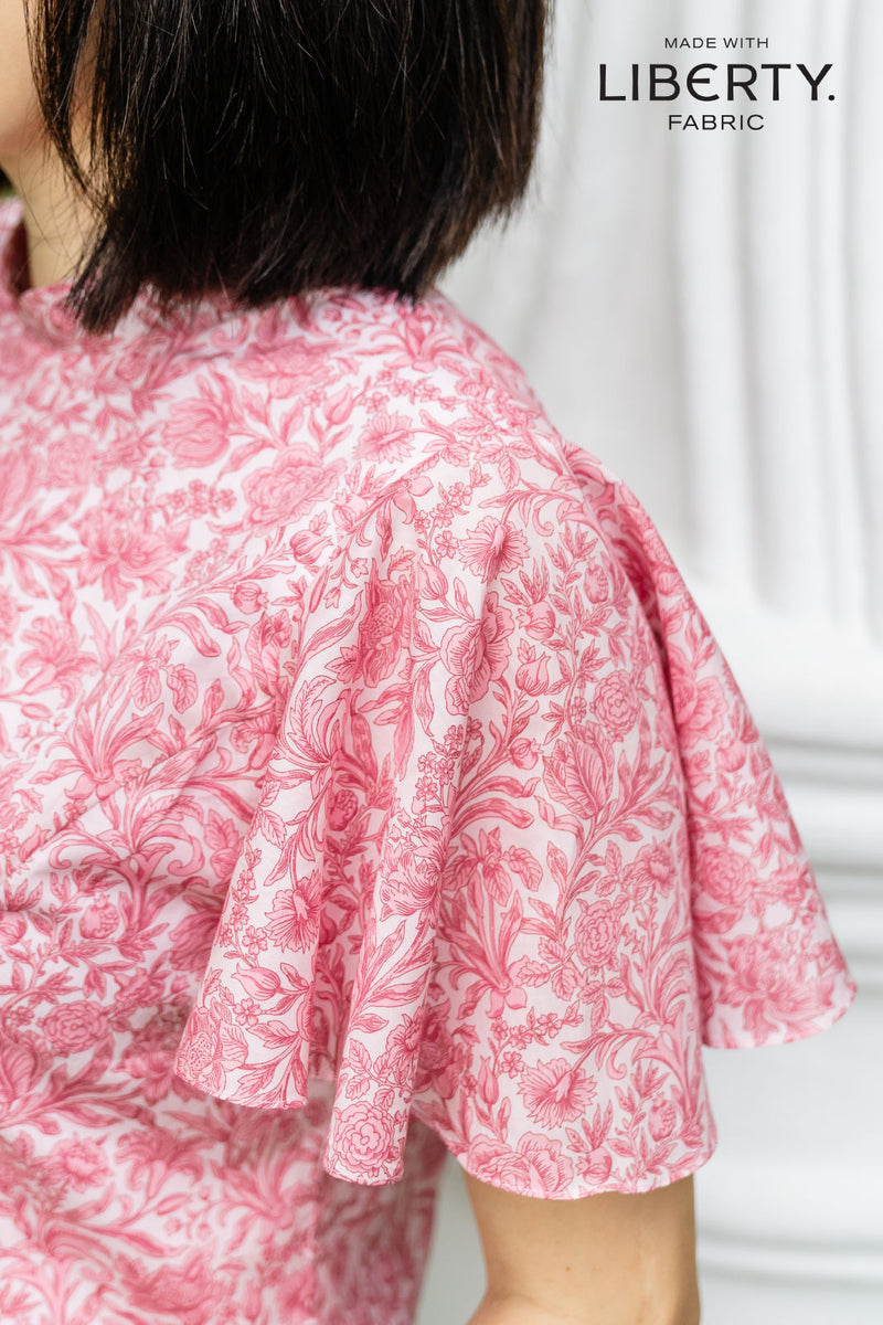 Taylor Windsor Pink Cheongsam Top