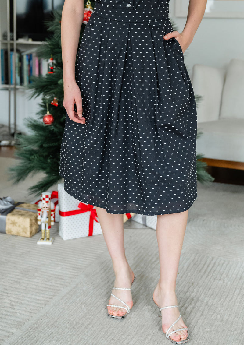 Yumi Midnight Dots Skirt