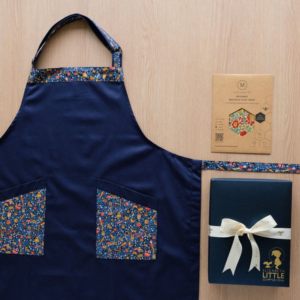 Gift Set - Personalised Adult Apron + Beeswax - Toyland