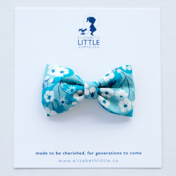 Hana Turquoise Miki Bow Hairclip - Limited Edition