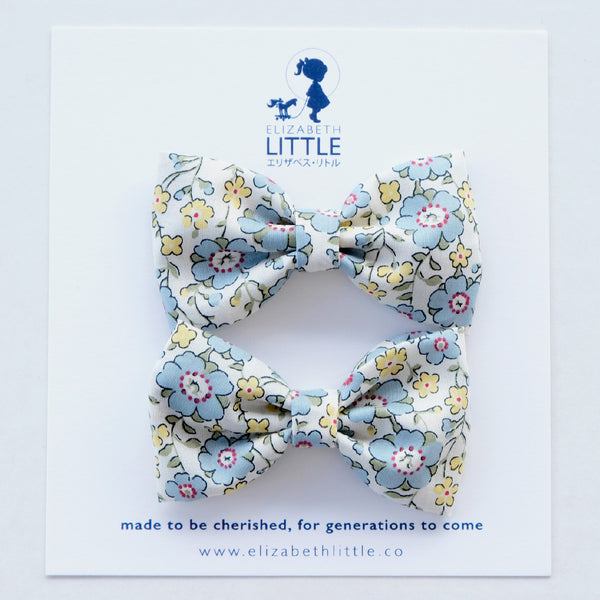 Charlotte Blue Miki Bow Hairclip - Limited Edition