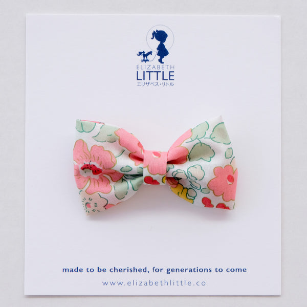 Betsy Coral Miki Bow Hairclip - Limited Edition