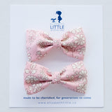 Amelia Pink Miki Bow Hairclip