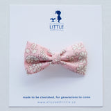 Amelia Pink Miki Bow Hairclip