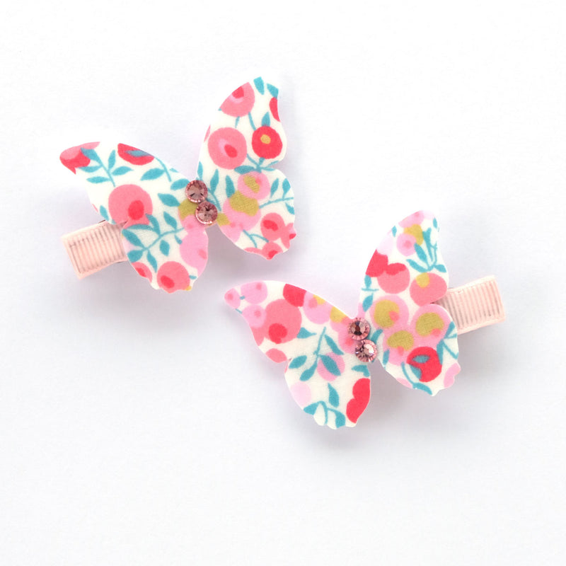 Berry Rose Papillon Hairclip