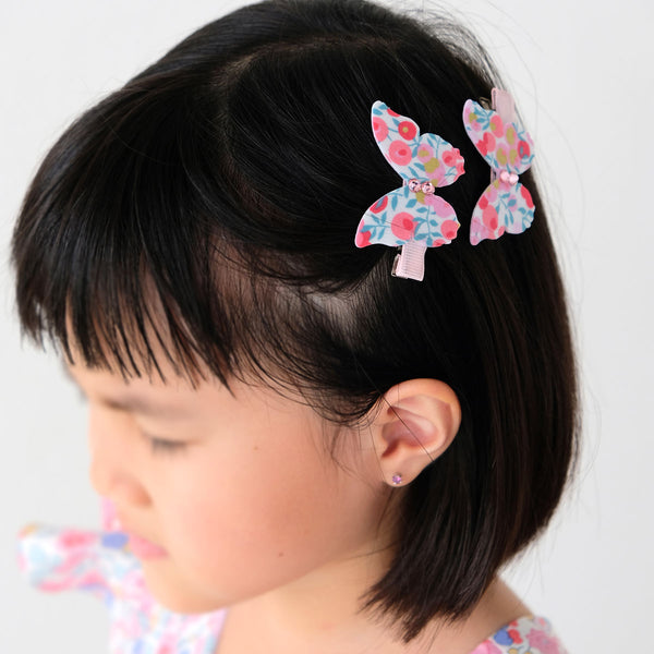 Berry Rose Papillon Hairclip