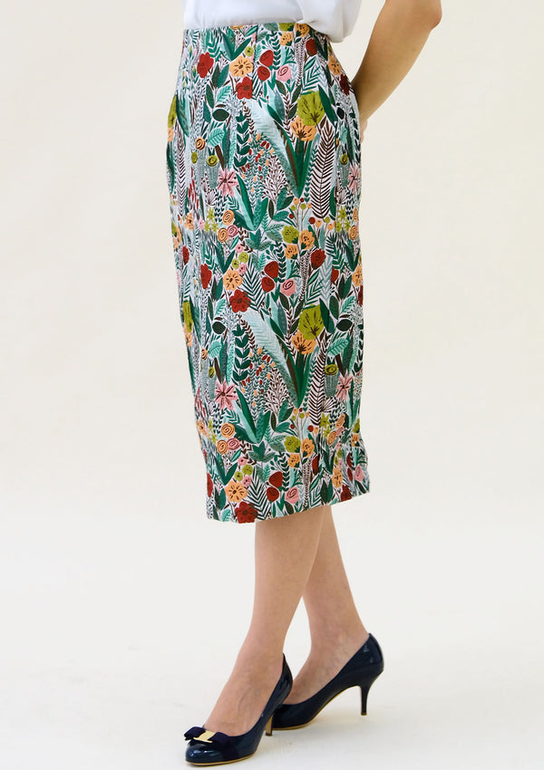 Bridgette Enchanted Garden Pencil Skirt - Made to Order