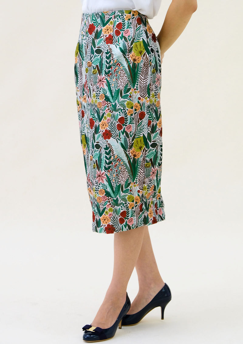 Bridgette Enchanted Garden Pencil Skirt - Made to Order