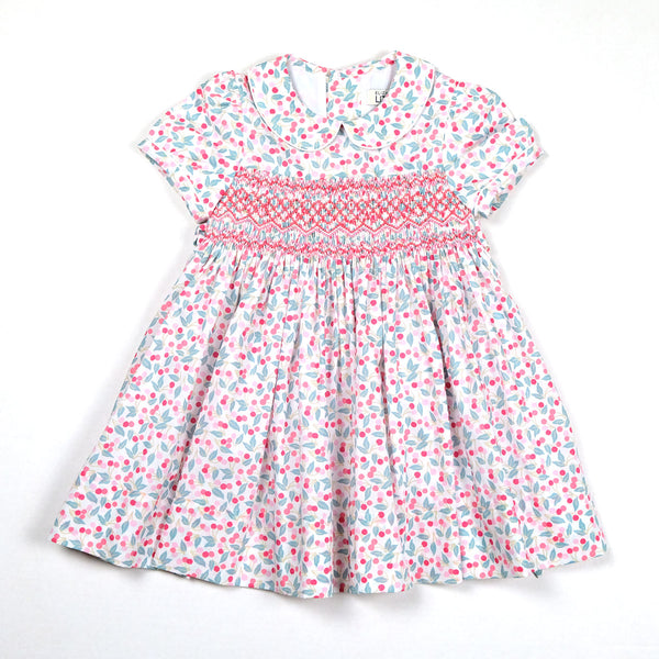 Charlotte Cerise Heirloom Smocked Dress