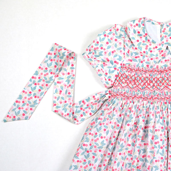 Charlotte Cerise Heirloom Smocked Dress