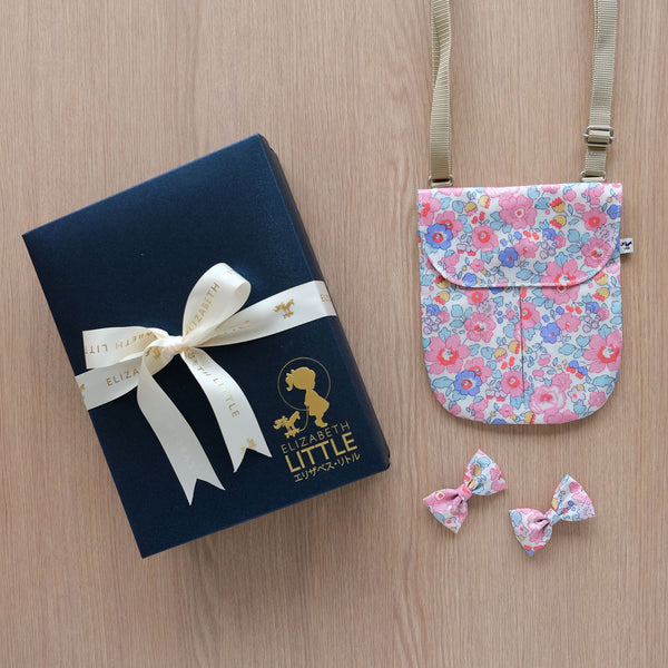 Gift Set - Mini Messenger Bag with Bow Clips - Betsy Hope