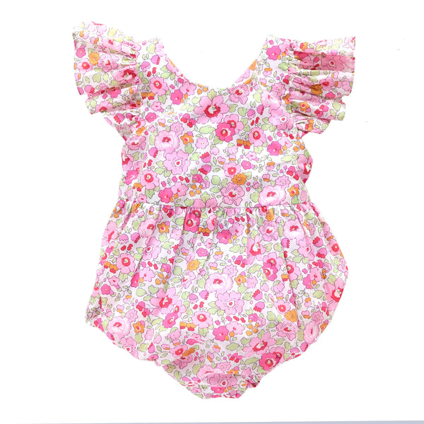 Hana Betsy Macaron Romper - Exclusive Print