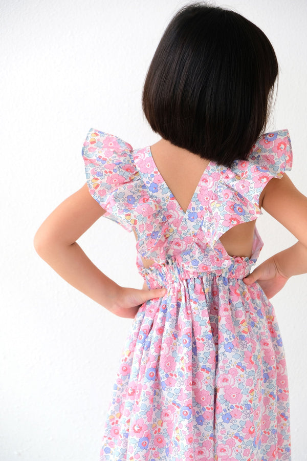 Hana Betsy Sapphire Dress - Exclusive Print
