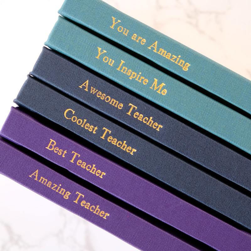Set-of-Six Hardcover Journals - A6 - Teachers' Special