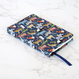 Hello Zoo Navy Hardcover Journal