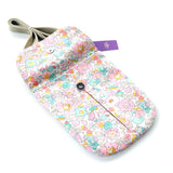 Gift Set - Mini Messenger Bag with Bow Clips - Betsy Pink