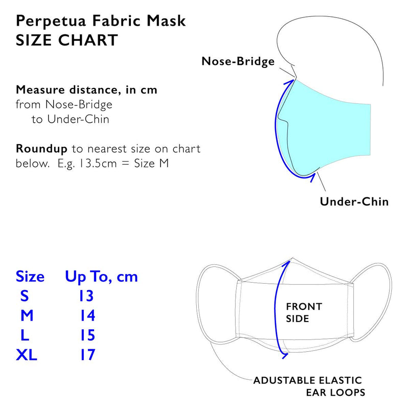 Perpetua Liberty Print Face Mask [ Size M ]