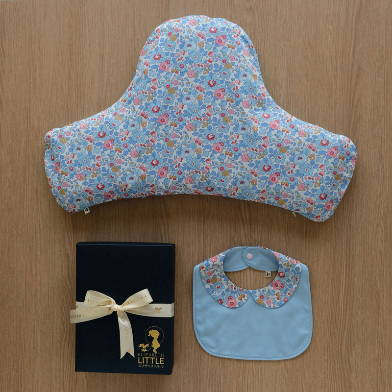 Jamie Cushion Cover + Bib - Betsy Sapphire (Sale)