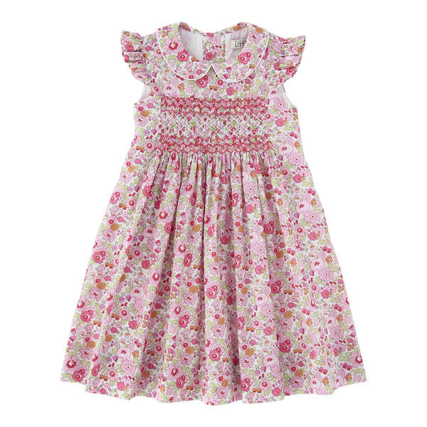 Sophie Betsy Macaron Heirloom Smocked Dress - Exclusive Print