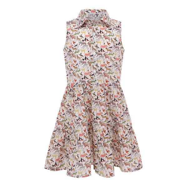 Thea Hello Zoo Mini Shirt Dress